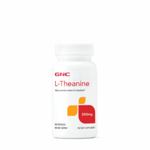 【期短清貨價】GNC - 茶氨酸 200毫克 60粒